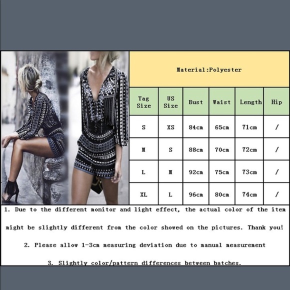 Gorgeous elegant romper us M - Picture 7 of 8