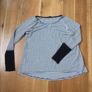 Black and white stripped sweater