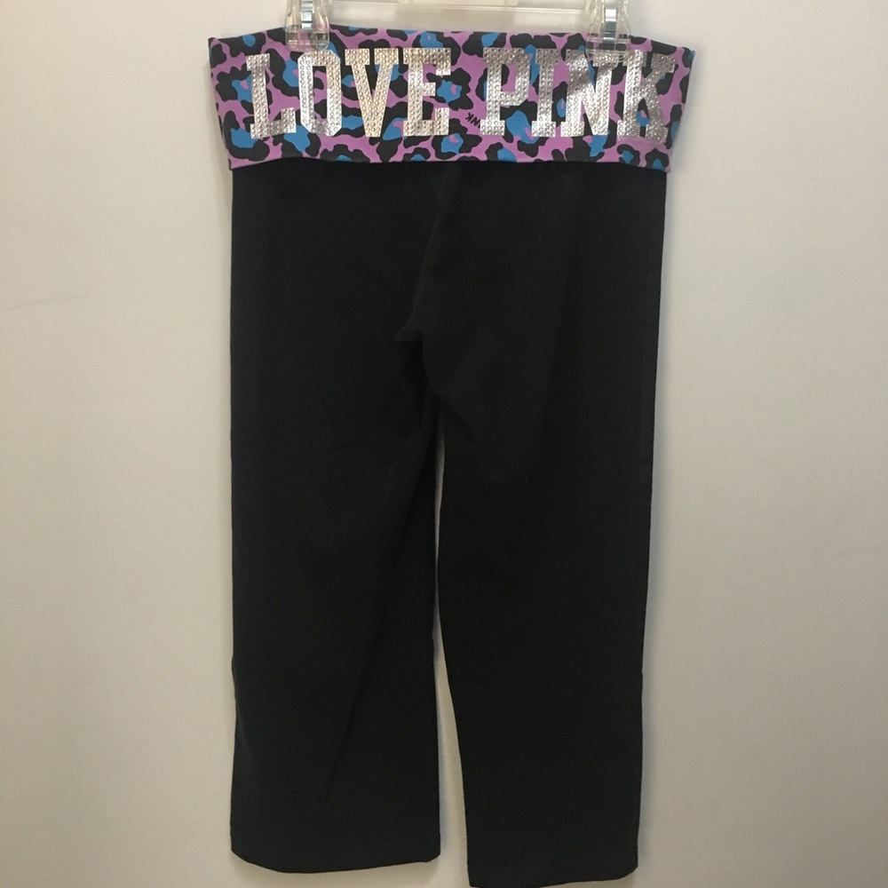 Cropped PINK Yoga Pants