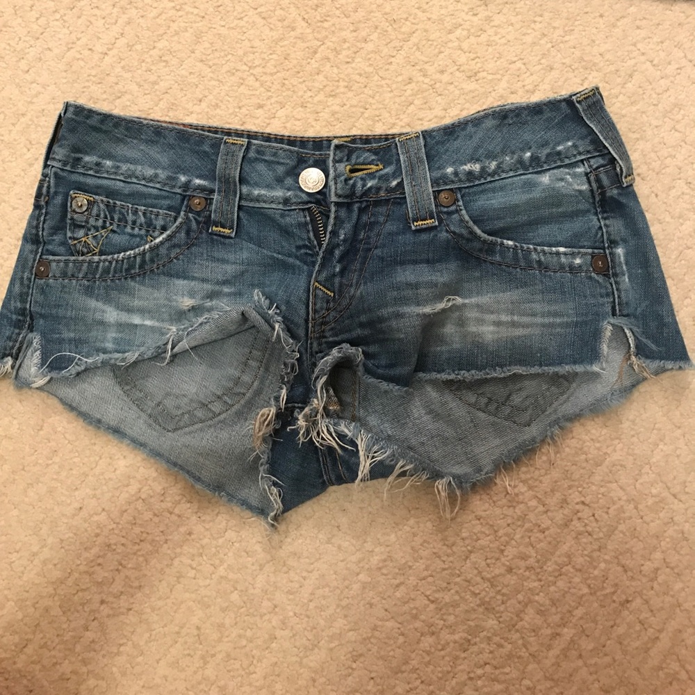 True Religion vintage booty shorts