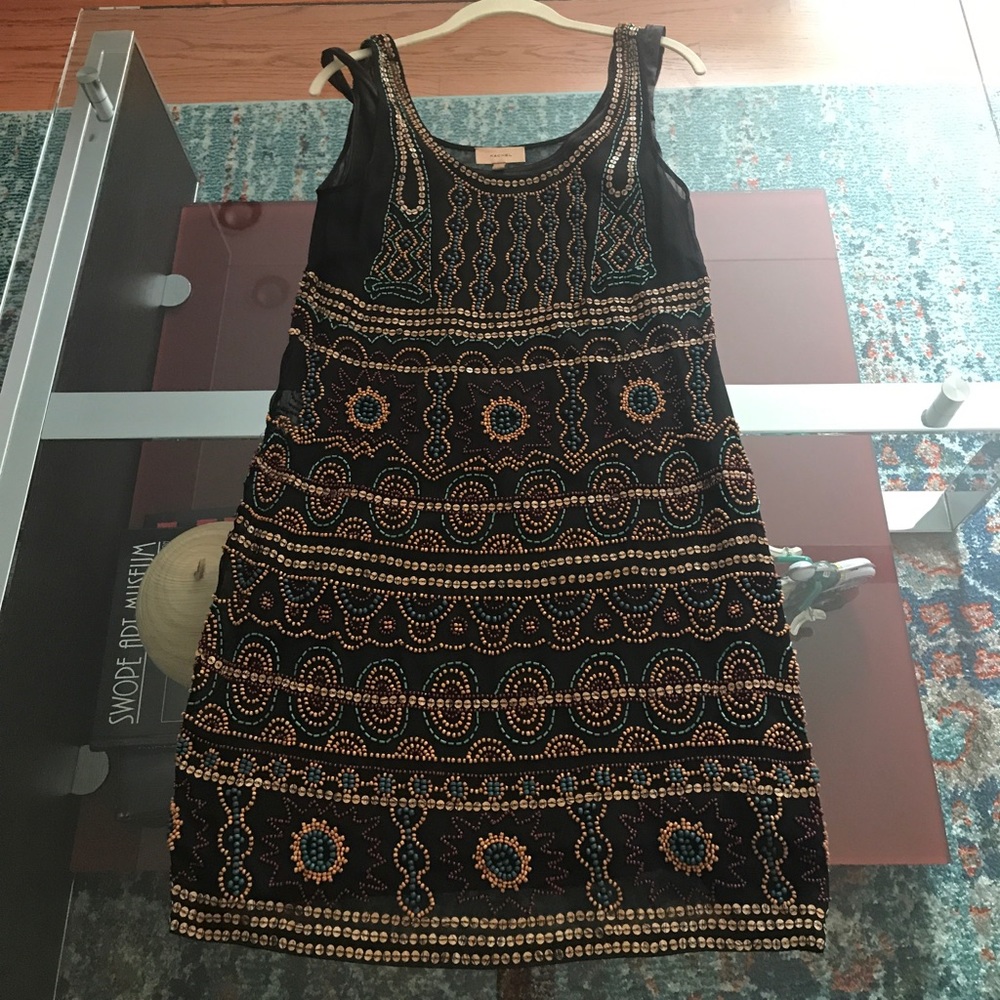 Beaded Anthropologie  dress
