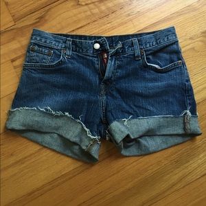 Vintage midrise Lucky Josie cutoff shorts 27