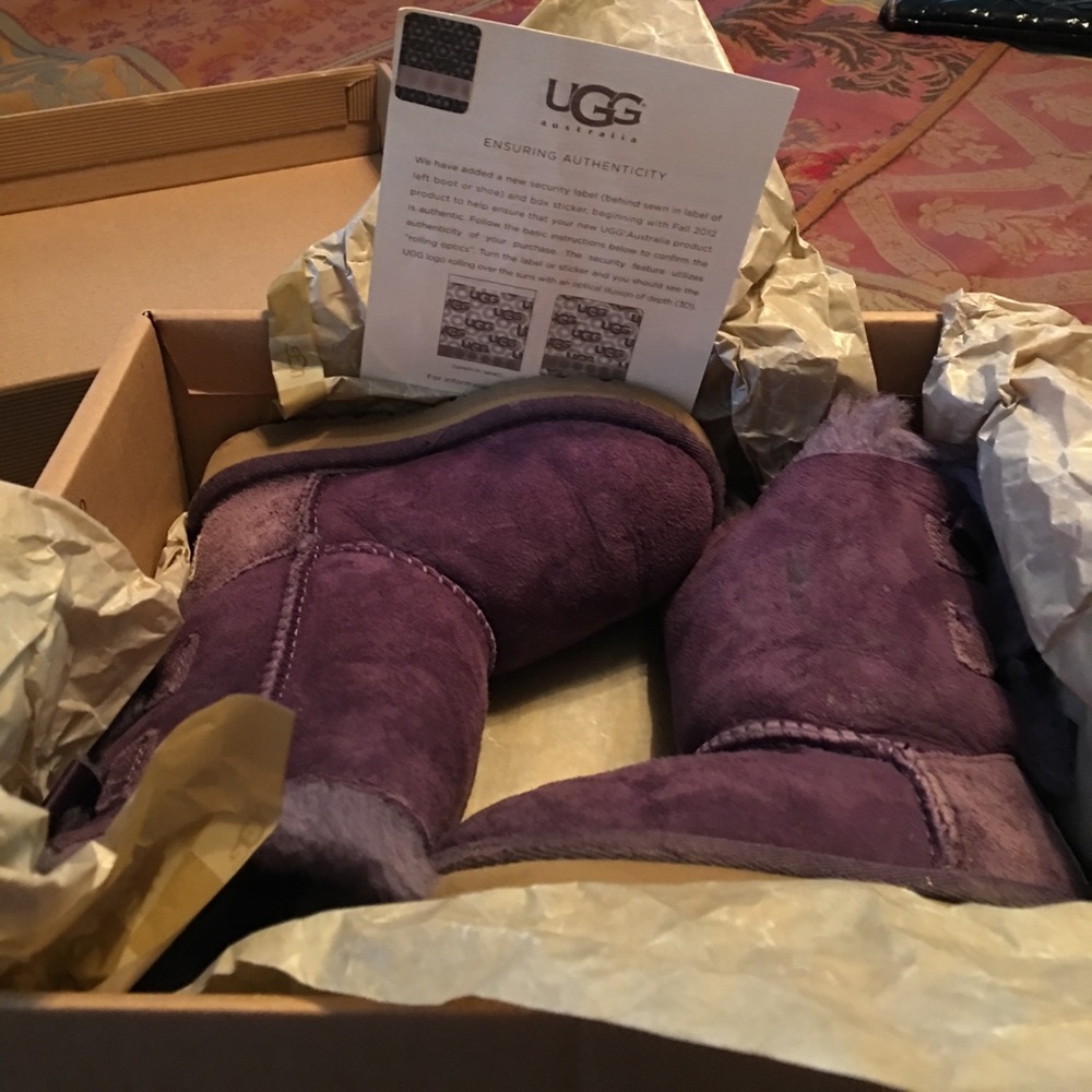 Purple UGG boots