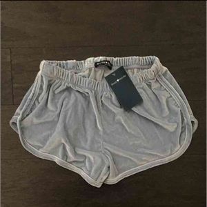 Brandy Melville velvet shorts