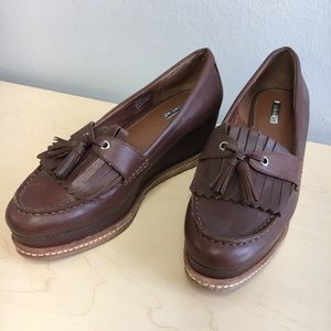 Matiko Leather Platform Loafers