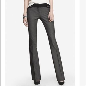 Express low rise barely boot columnist pants