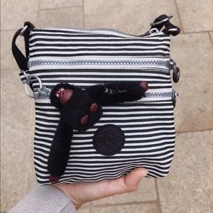 Kipling Striped Alvar Small Crossbody Bag
