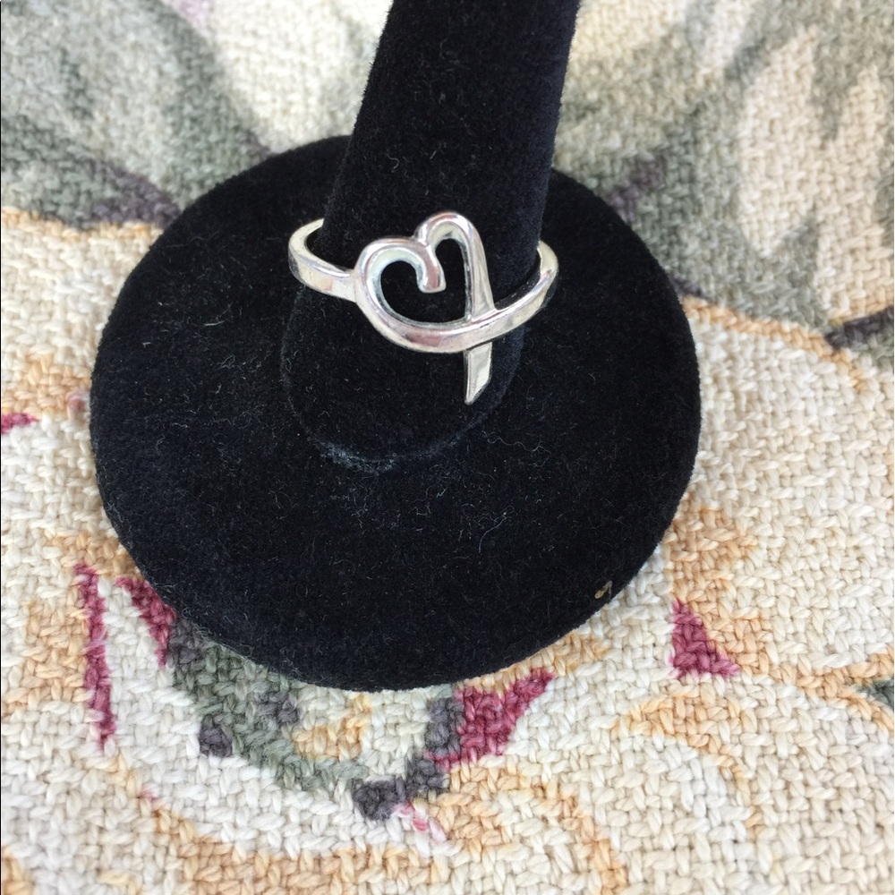 Sterling Silver Heart Ring ❤️💕❤️925 Size 7