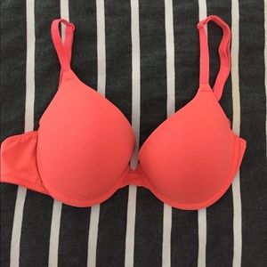 VS Pink Orange Bra