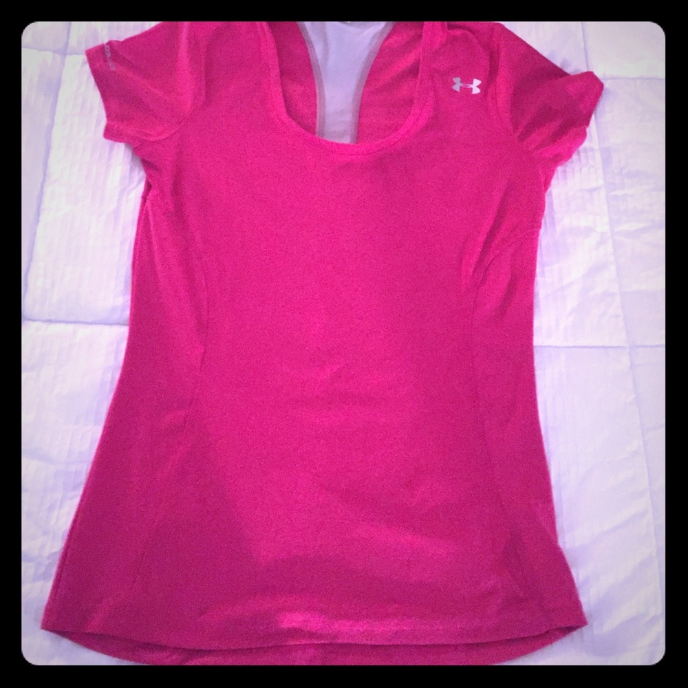 Under Armour Pink Workout Tee