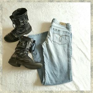 Paris Blues Light Wash Boot Cut Jeans