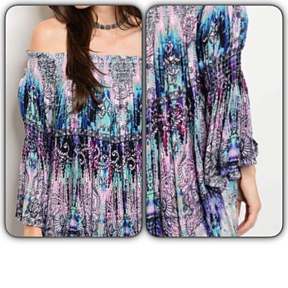 💥HOTSALE💥Chic Off Shoulder Tunic Slip Dress SML - Picture 5 of 5