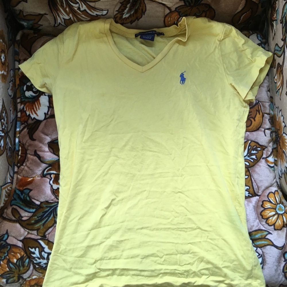 Ralph Lauren sport v neck t shirt