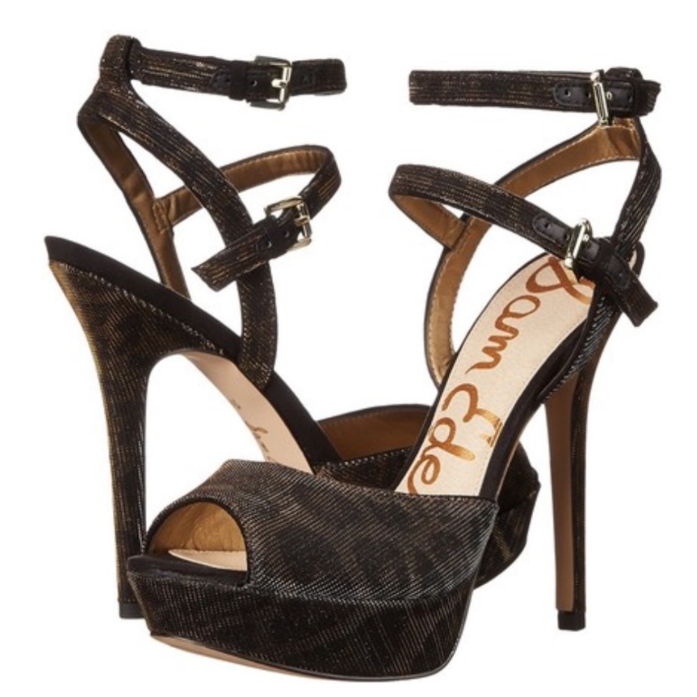 NEW Sam Edelman Nadine Leopard Print Platforms