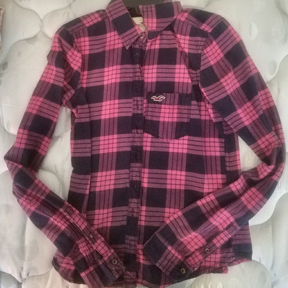 Hollister Flannel Button Down Shirt