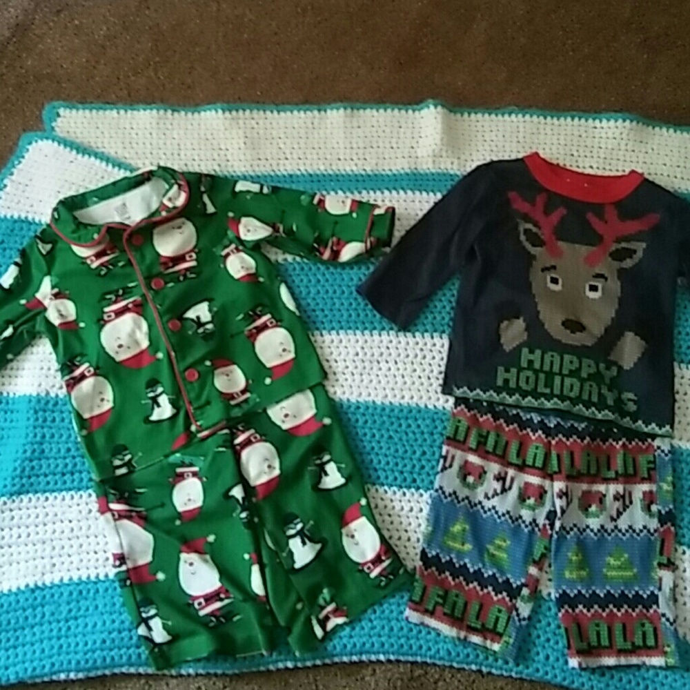 Infants Christmas pajama sets