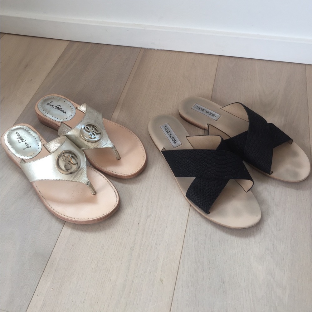 Sandal Bundle- Sam Edelman and Steve Madden