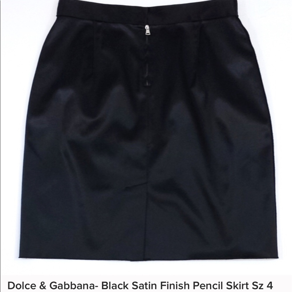 D&G satin pencil skirt