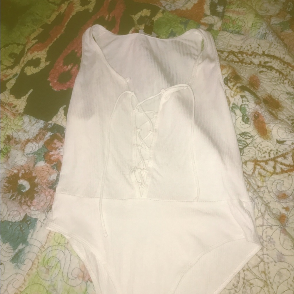Lace up bodysuit