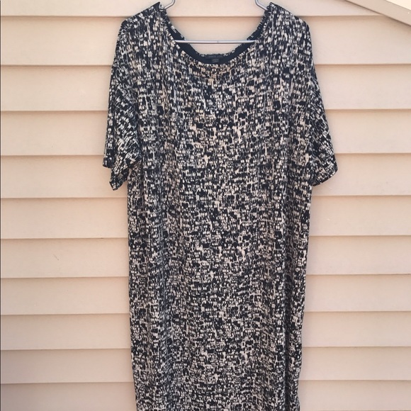 J. Jill Dresses | J Jill Plus Size Black And White Dress 2xl | Poshmark