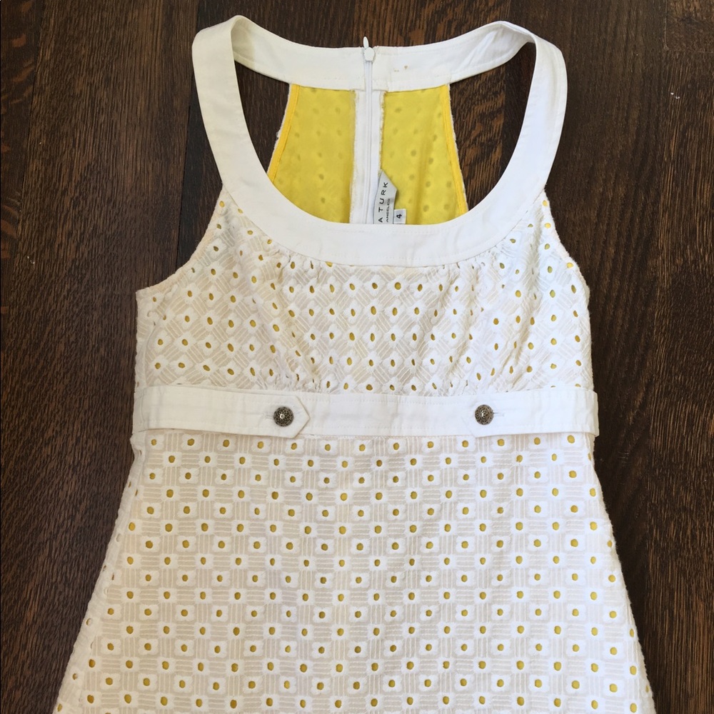 Trina Turk White Eyelet top