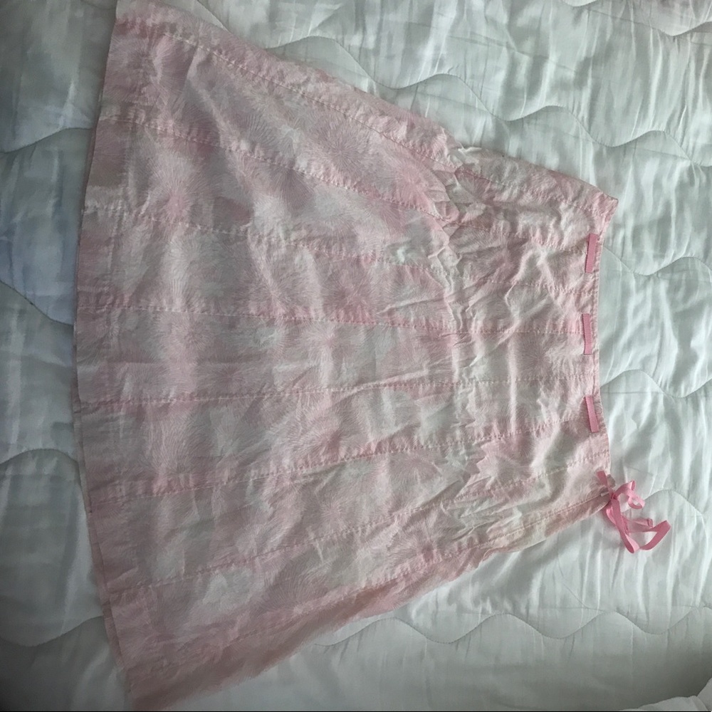 J. Crew pink knee length skirt