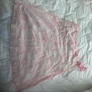 J. Crew pink knee length skirt