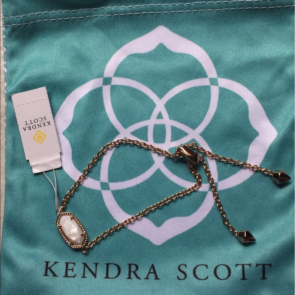 Elena bracelet rose gold & mother of pearl