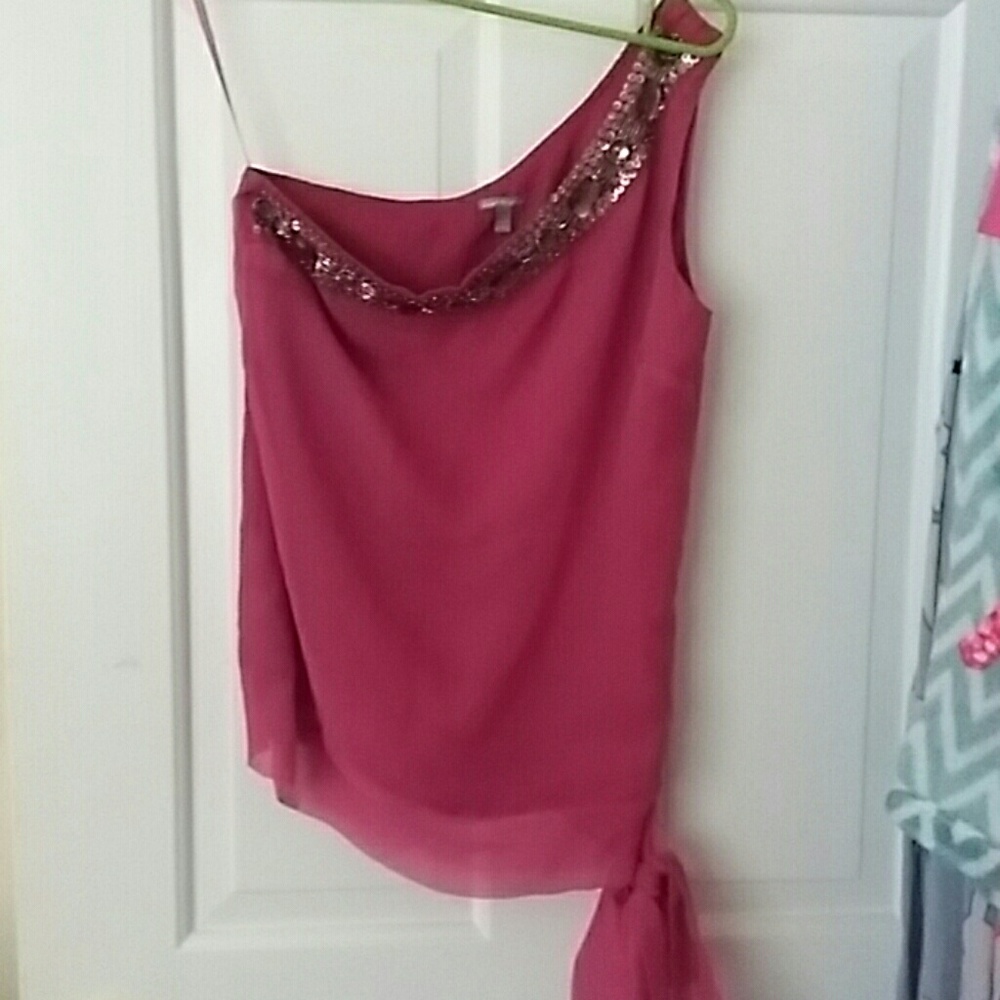 Charlotte Russe One Sleeve Blouse