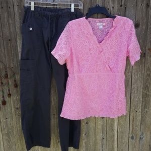 Koi and Dickies scrub outfit.