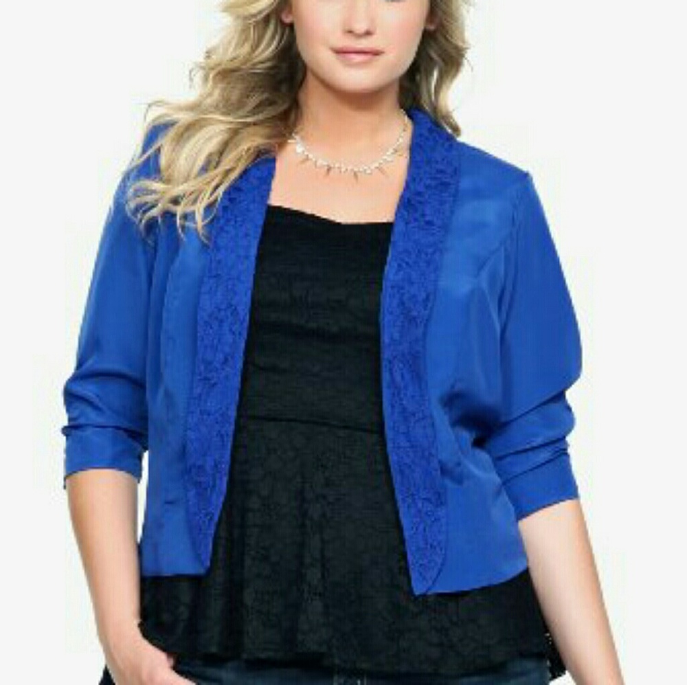Torrid Blue soft Blazer