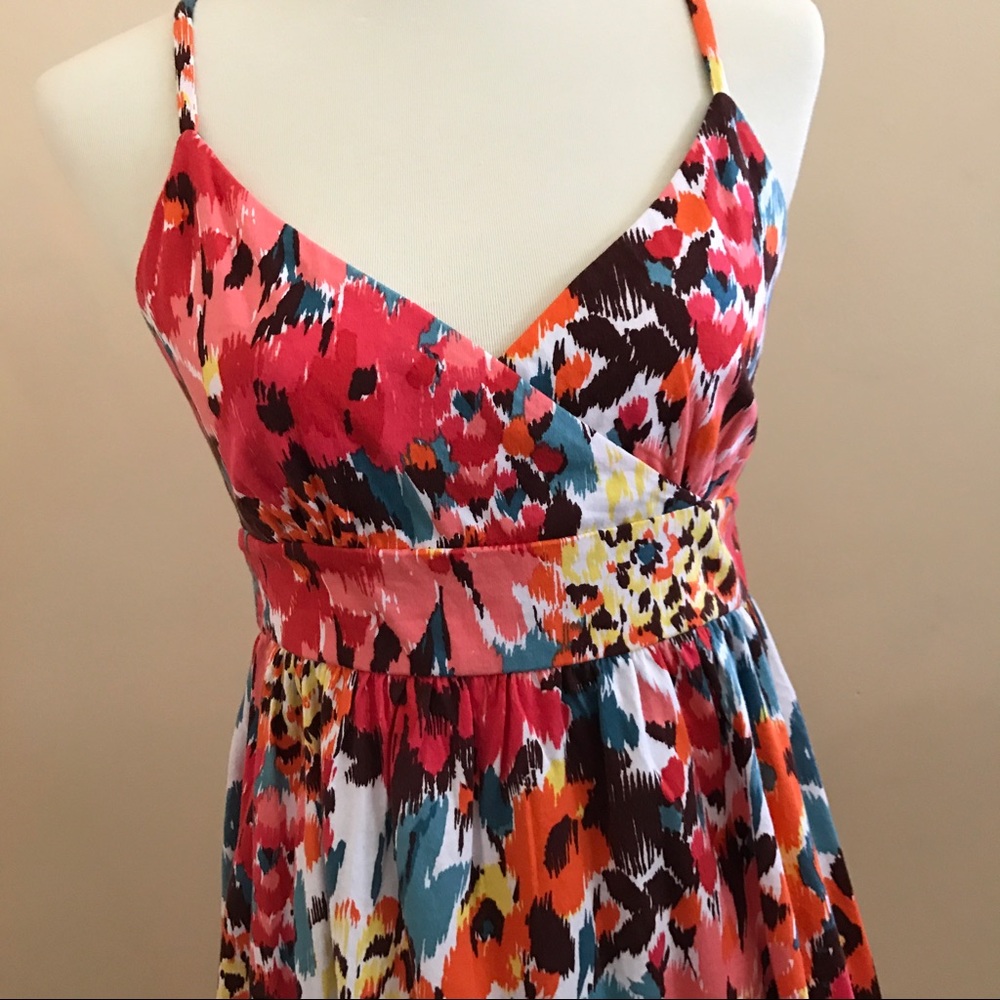 Multi-Color Spaghetti Strap Sundress - Picture 3 of 4