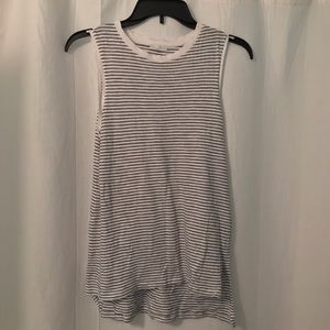 Zara high-low, high neck tank