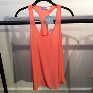 acrobat 100%. silk racer back tank