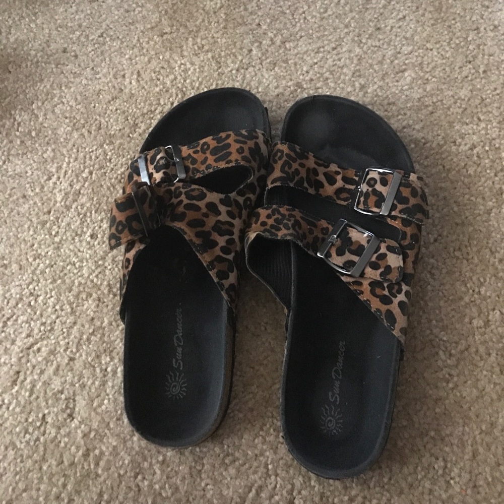 Cheetah print slides