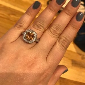 Swarovski Burnt Orange Ring