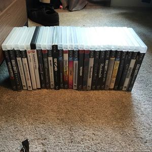 PlayStation 3 and 26 games and 2 controllers