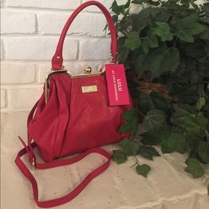 Red Handbag and Satchel