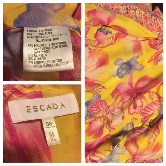 RARE🌷ESCADA🌷Authentic Blazer - Picture 5 of 5