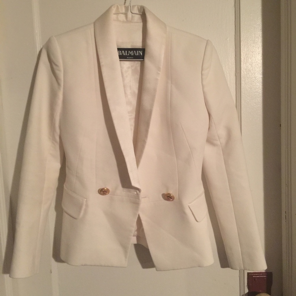 Balmain White Blazer