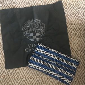 Vince Camuto woven clutch