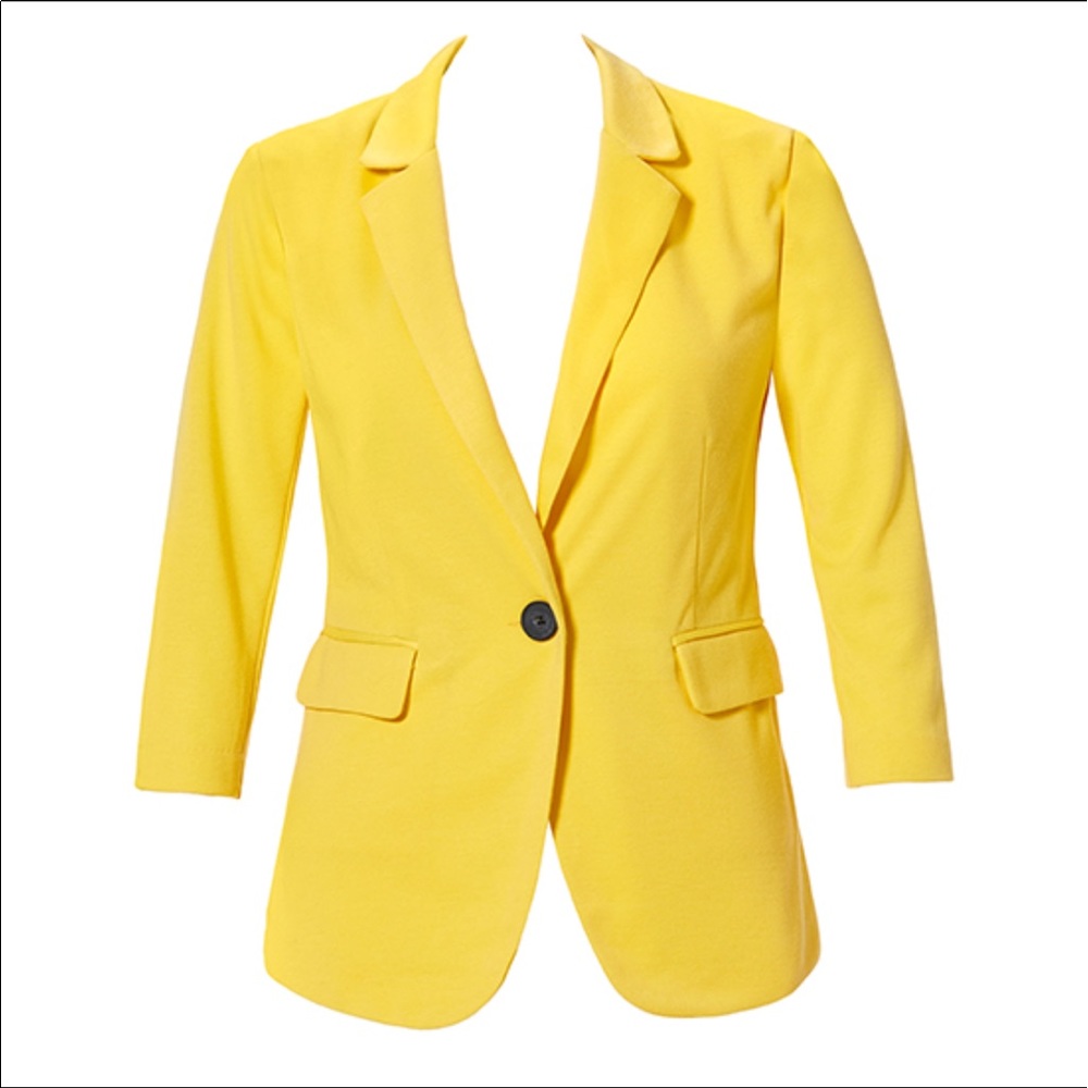 Winter Sale ❄️ Luii 3/4 Ponte Single Button Blazer