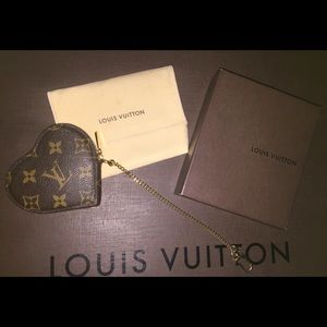 AUTHENTIC LOUIS VUITTON HEART COIN PURSE