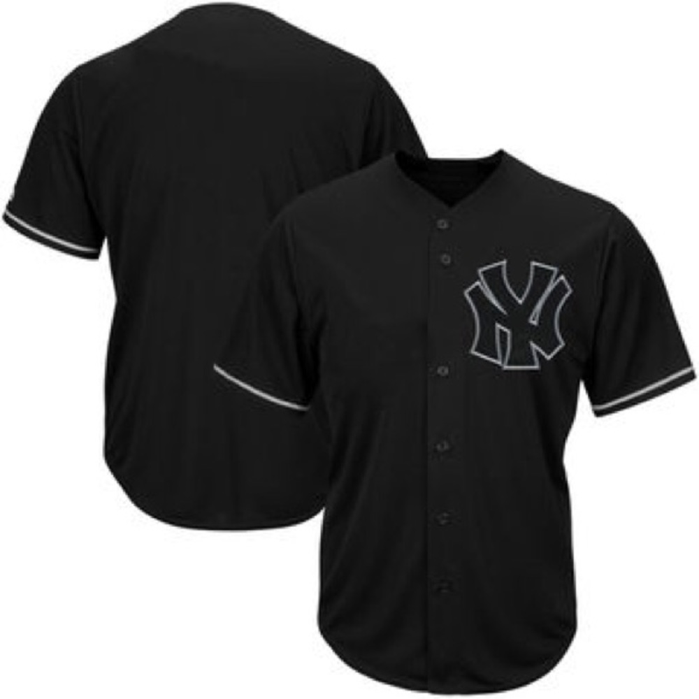 Black New York Yankees Baseball Jersey