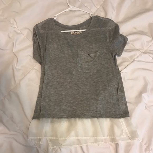 Grey Hollister shirt - Picture 1 of 2