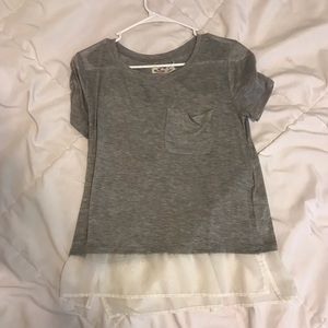 Grey Hollister shirt