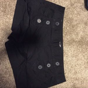 Express black sailor shorts