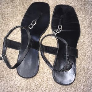 Authentic Chain Link Gucci Flat Sandals