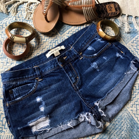 the perfect jean shorts! size 25, XS, 0 - Picture 4 of 4