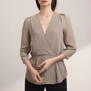 Aritzia Babaton Alexander silk blouse